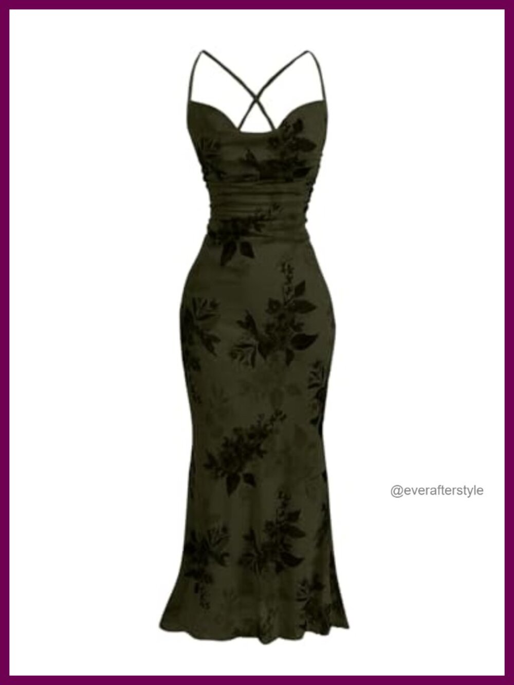 Women's Floral Mesh Cami Dress Cocktail Wedding Guest Long Dress